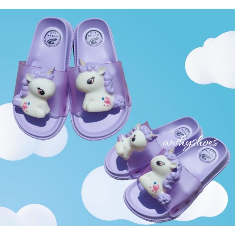 Sandal Karet Selop Kokop Anak Perempuan Karakter UNICORN Dulux 361