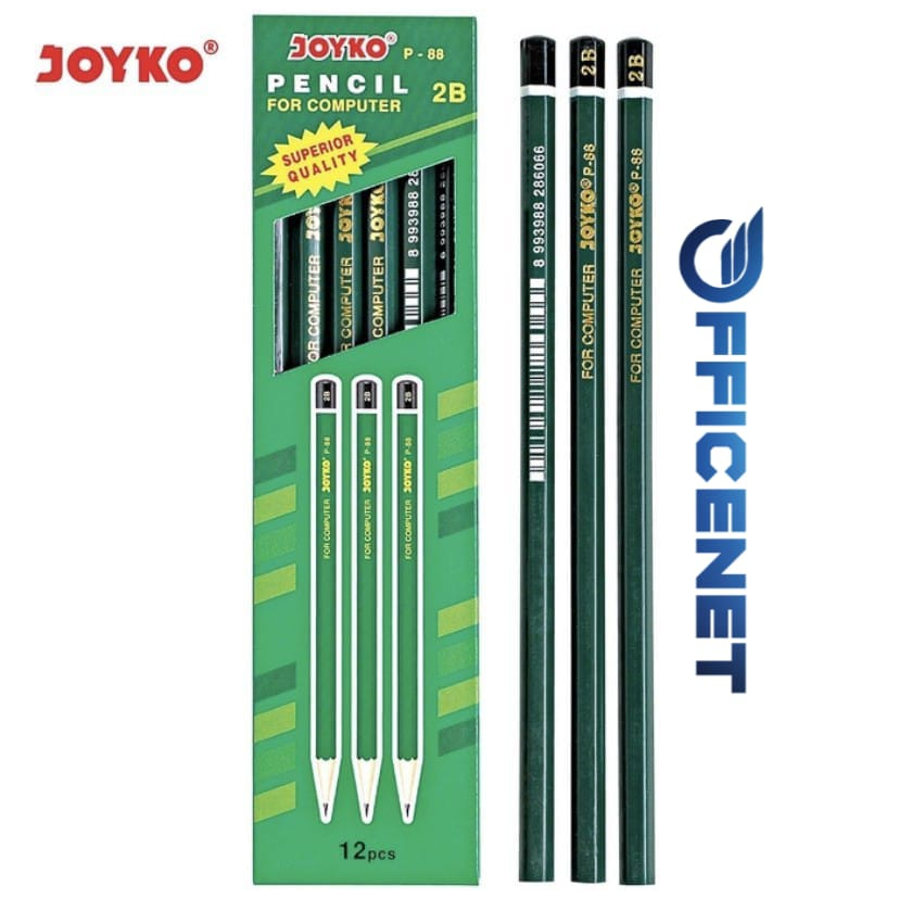 1 PACK (12 PCS) PENCIL P-88 2B PENSIL 2B JOYKO