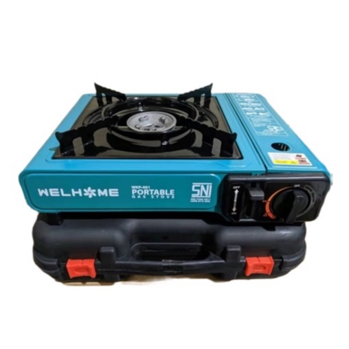 Kompor Portable Welhome 2in1/ Portable Gas Stove Welhome WKP 001 ( Bisa Gas Butane dan Gas LPG)