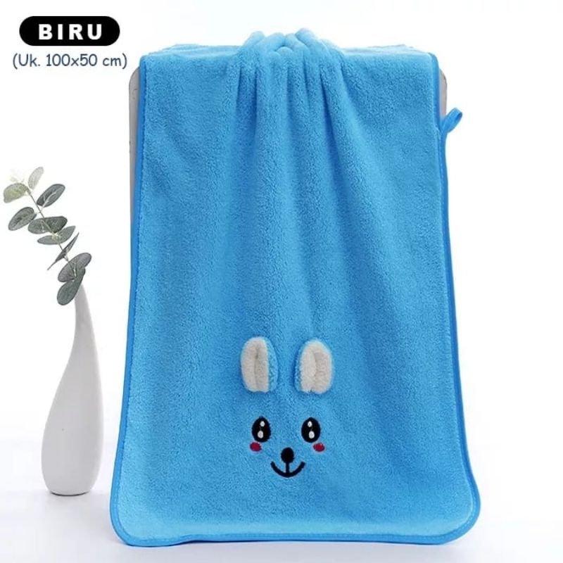 Medan Termurah Lembut dan sangat menyerap Handuk mandi Baby lucu 100x50cm
