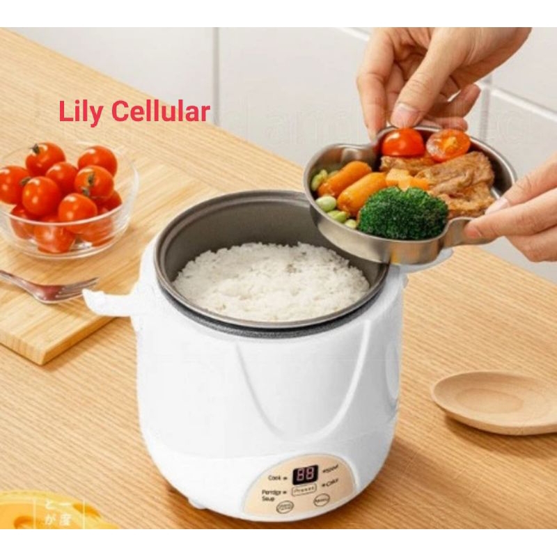 Mini Rice Cooker Low Sugar Carbo 1.2Liter Idealife IL110B