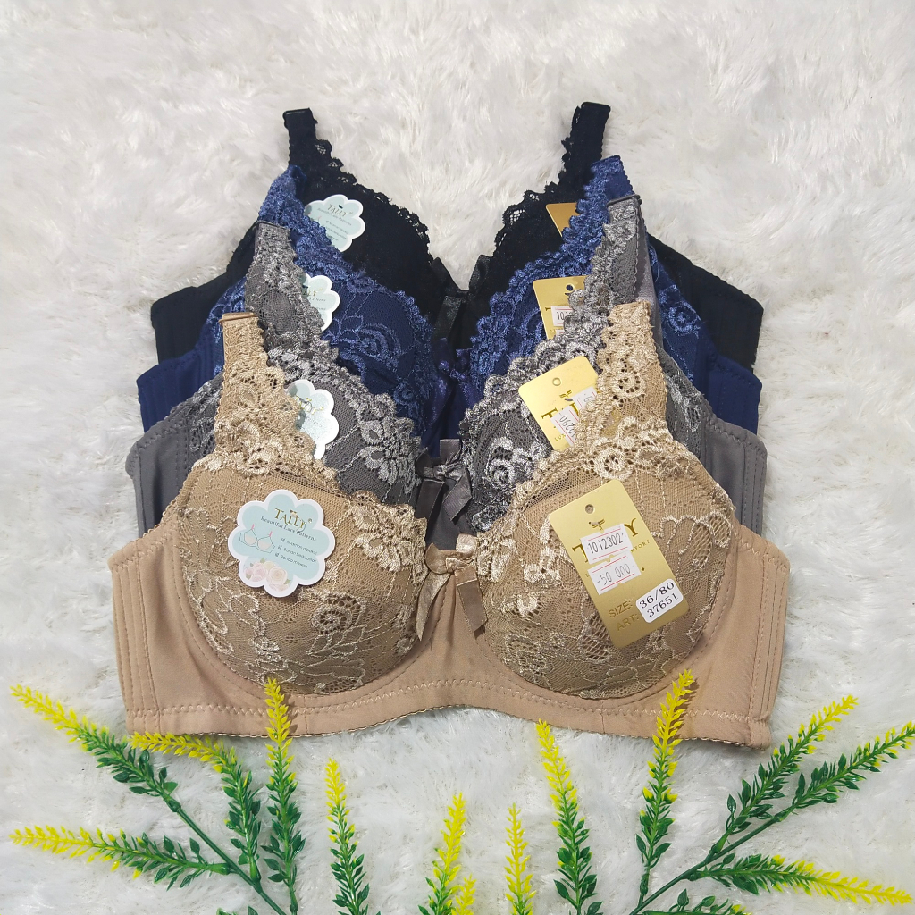 BRA 461 / BH KAWAT SPON TIPIS SIMPLE