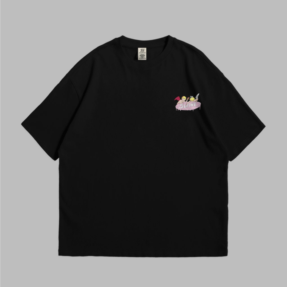 Sufine Cotton Oversized Tshirt Angel 03 - Kaos Oversized