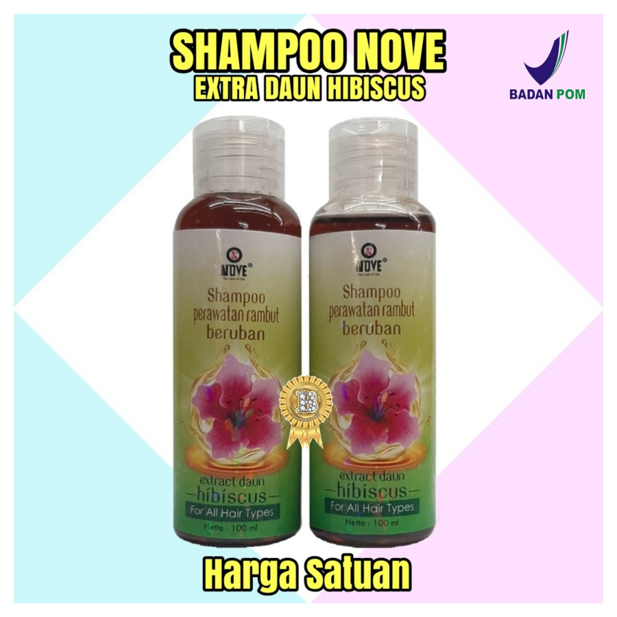 ➷ SHAMPOO NOVE EXTRACT DAUN HIBISCUS ✴