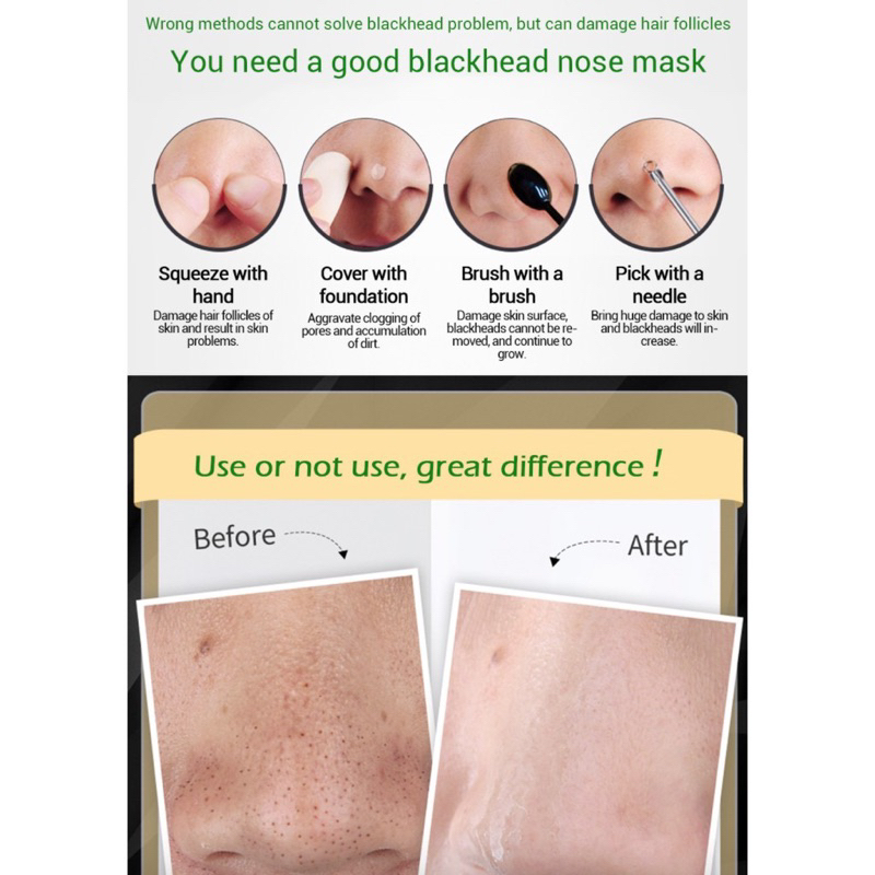 Bgskinbukittinggi- [BPOM] - FEALI Blackhead Nasal Mask Masker Komedo BlackMask Masker Pen