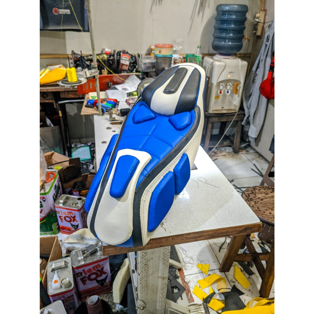 Jok motor beat street-jok beat retro modifikasi / JOK BEAT STREET MODIFIKASI MODEL RETRO KULIT MBTEC