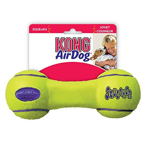 KONG ASDB3 Mainan Anjing Airdog Squeaker Dumbbell Small