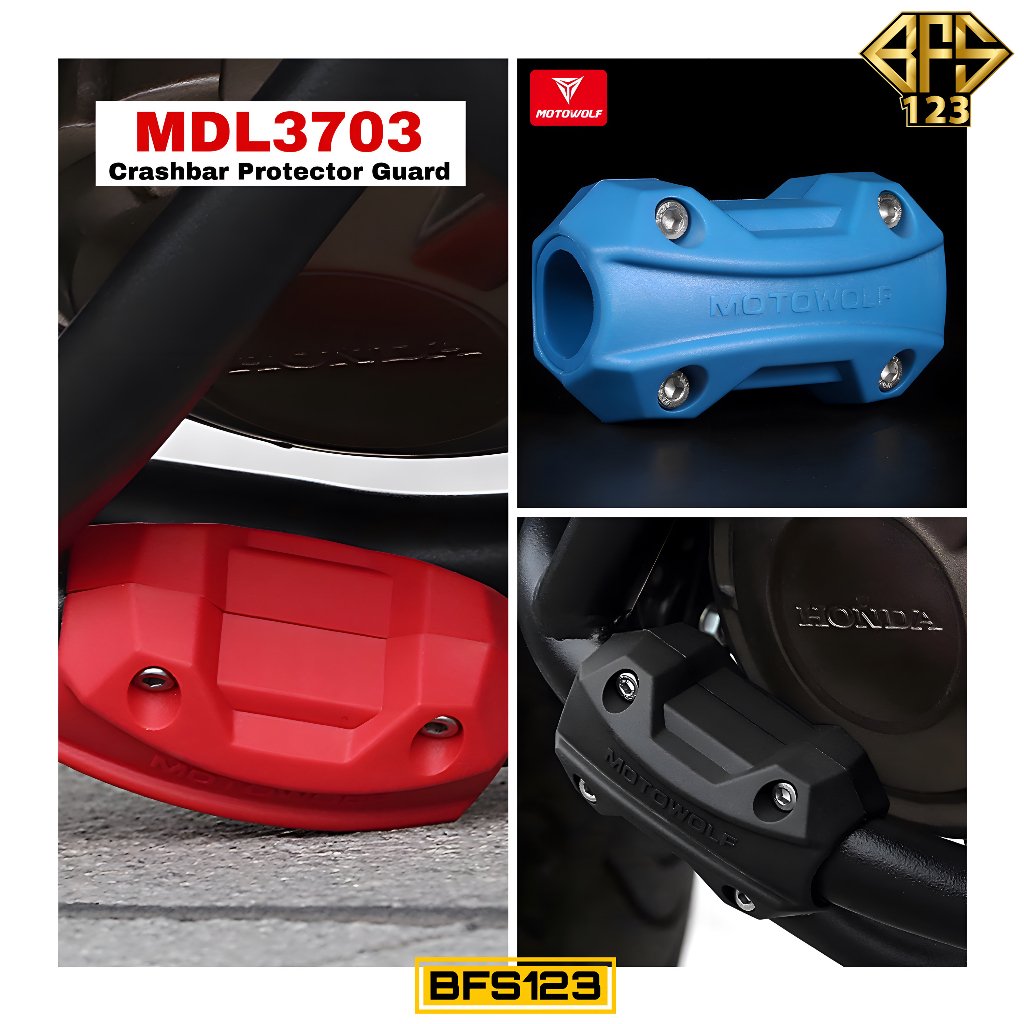 MOTOWOLF Crashbar Protector Guard Pelindung Crashbar MDL3703