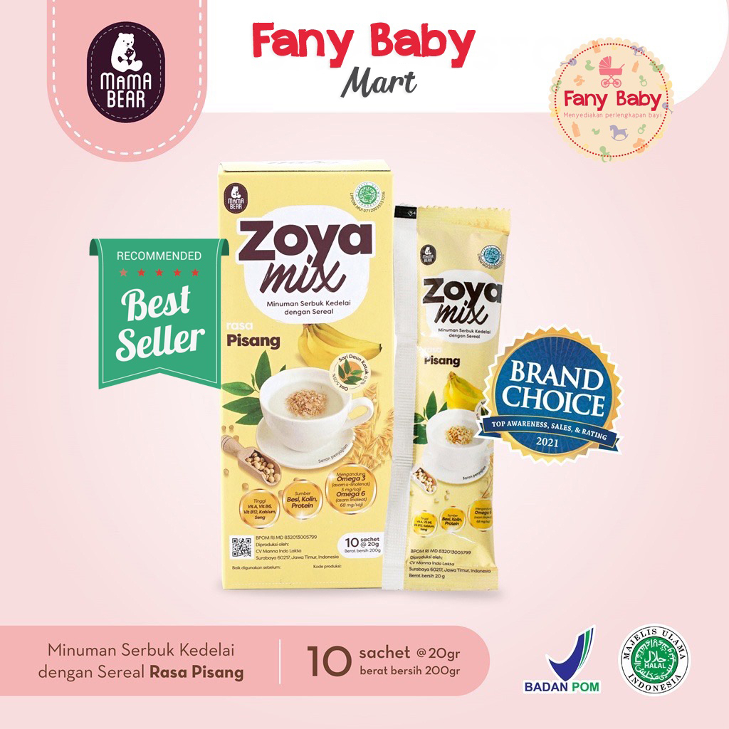 MAMABEAR ZOYA MIX CEREAL PELANCAR ASI