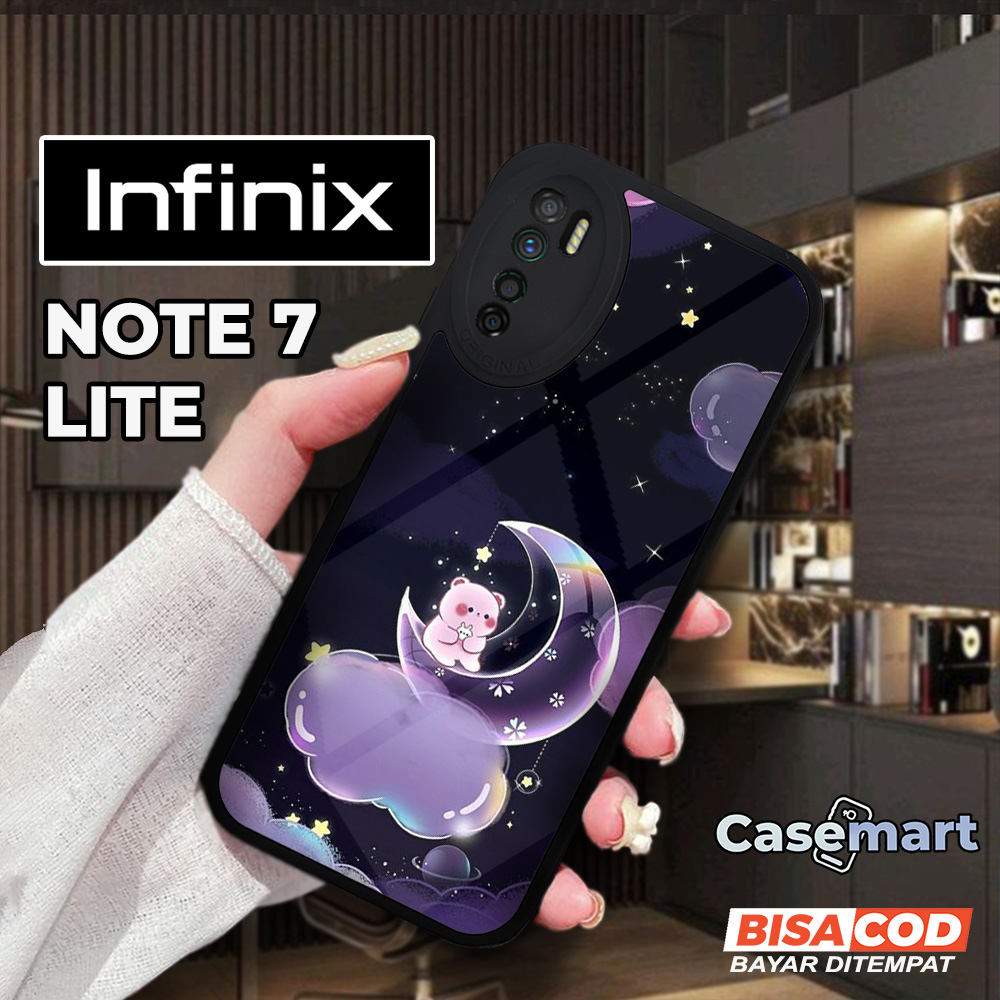 Case Infinix NOTE 7 LITE Casing Hp Infinix NOTE 7 LITE CASEMART [TDBR] Case Hp Infinix Custom Case F