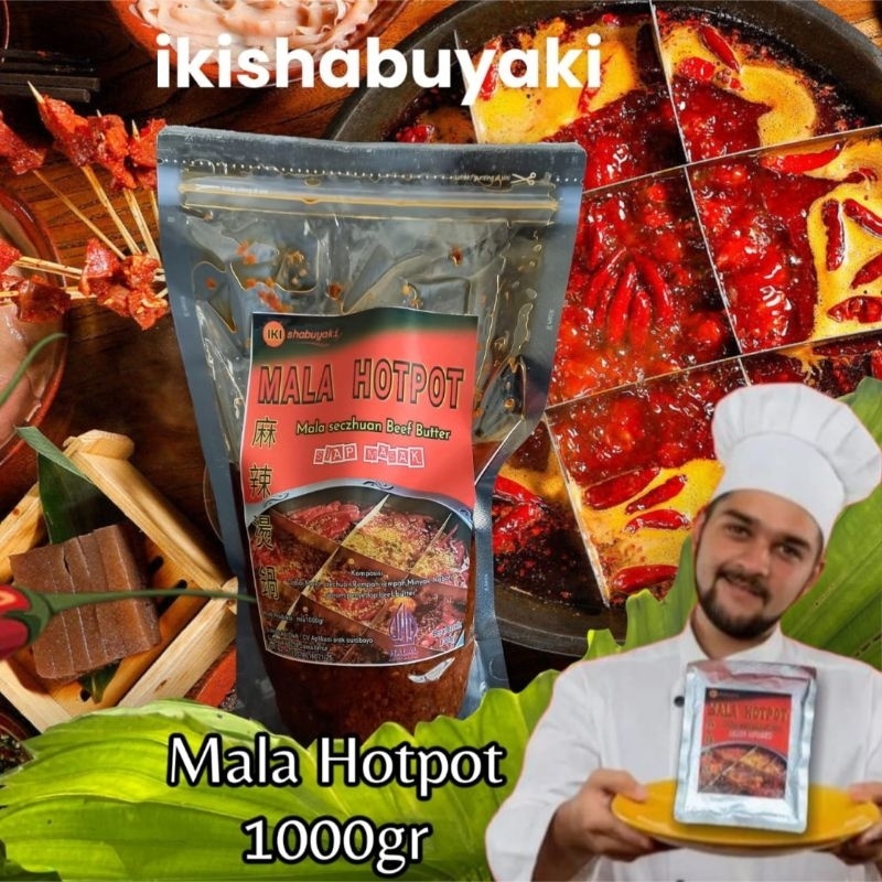 

Bumbu Mala Hotpot 1kg Halal | bumbu mala hotpot 1000gr halal | mala hotpot halal