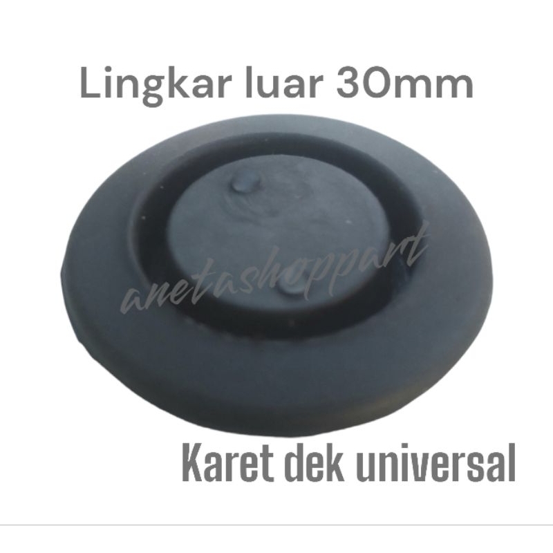 Karet Tutup Lubang Dek Lantai Mobil 30mm 25mm Universal