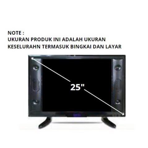 [Free Kayu]TV LED 25 INCH DIGITAL FULL HD Weyon TV Garansi 1 Tahun MONITOR CCTV