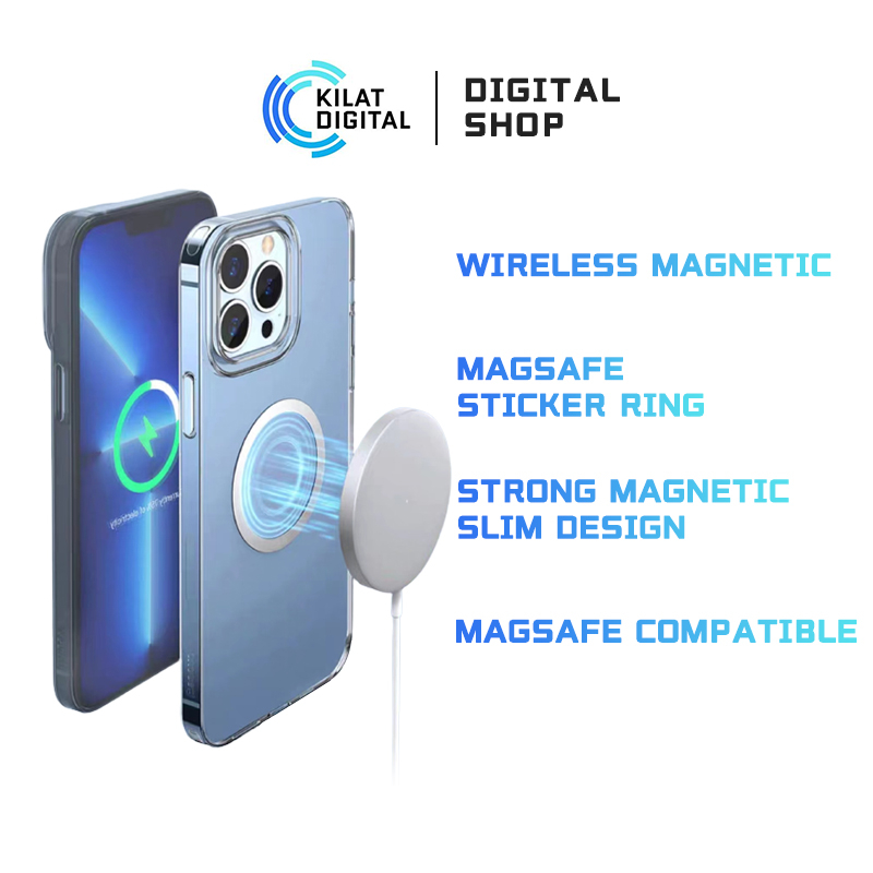 Magsafe Wireless Charging Magnetic Ring Plate iPhone xr / xs / xs max / 11 / 12 / 13 pro max series Metal Rings Wireless Charger