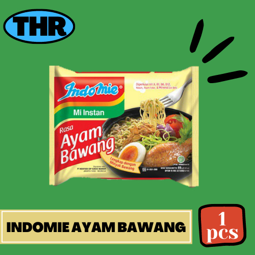 

Indomie Ayam Bawang 1pcs