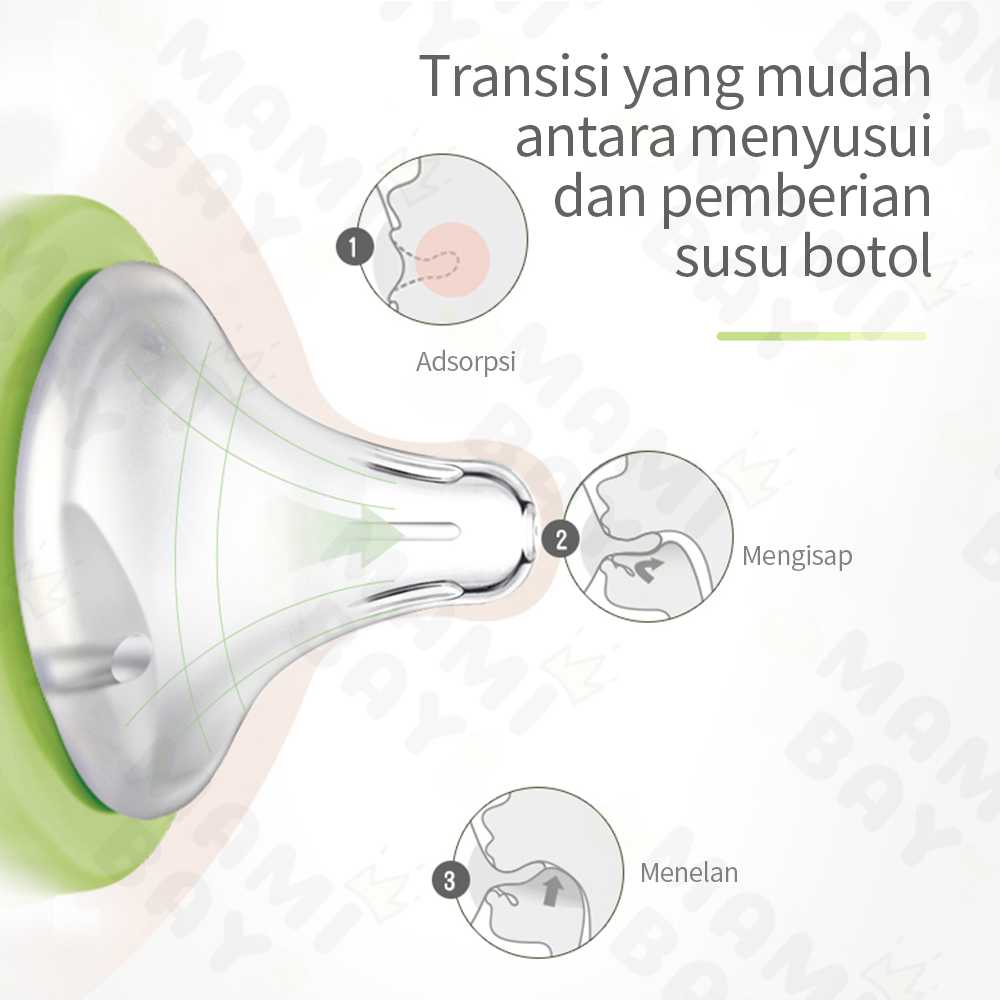 OKEYI Dot bayi untuk wide neck mengganti nipple dot bahan silikon 5cm