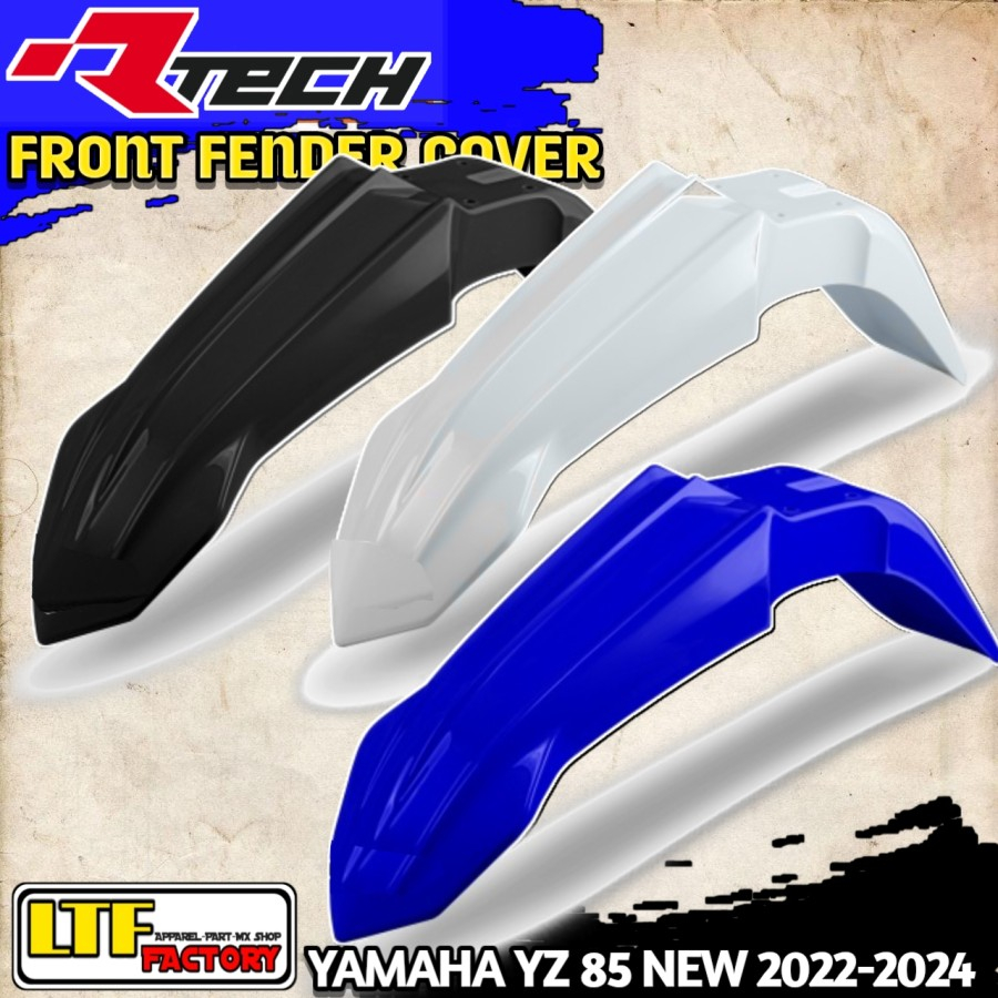 YAMAHA YZ 85 NEW 2022 2023 2024 2025 2026 - RACETECH Front Fender Cover - Spakbor Slebor Sayap Depan