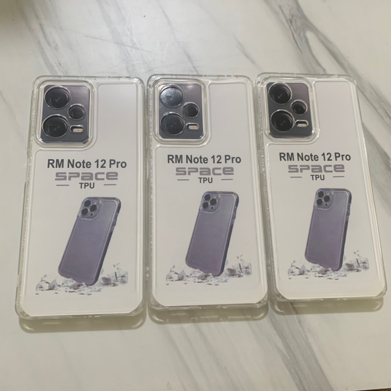Softcase Redmi Note 12 Redmi Note 12 Pro - Case Clear Bening Space Tpu - UA