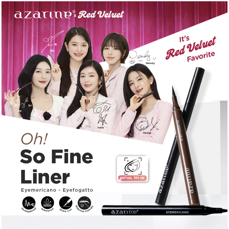 [Azarine x Red Velvet] Oh! SO FINE LINER Eyeliner 1.5ml