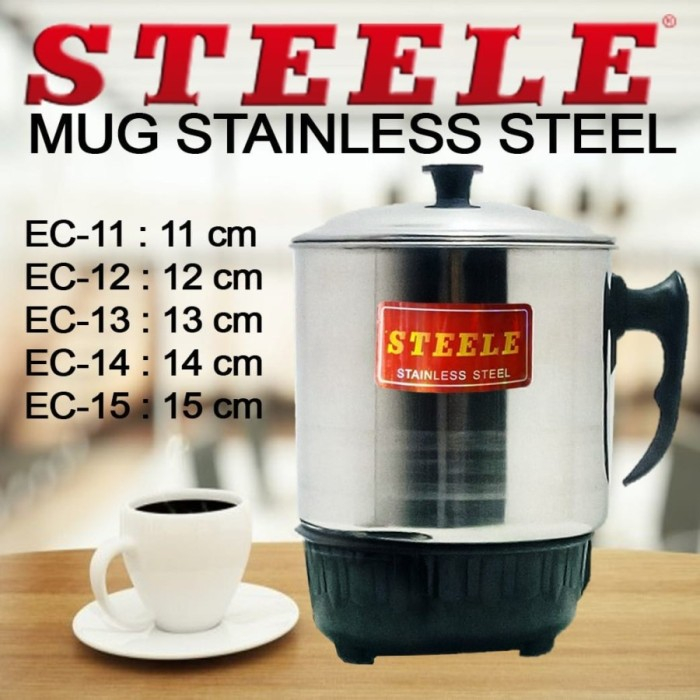 Mug LIstrik / Teko Elektrik / 15CM Electric Heating Cup Mug listrik Gelas Masak / Teko Mug Listrik