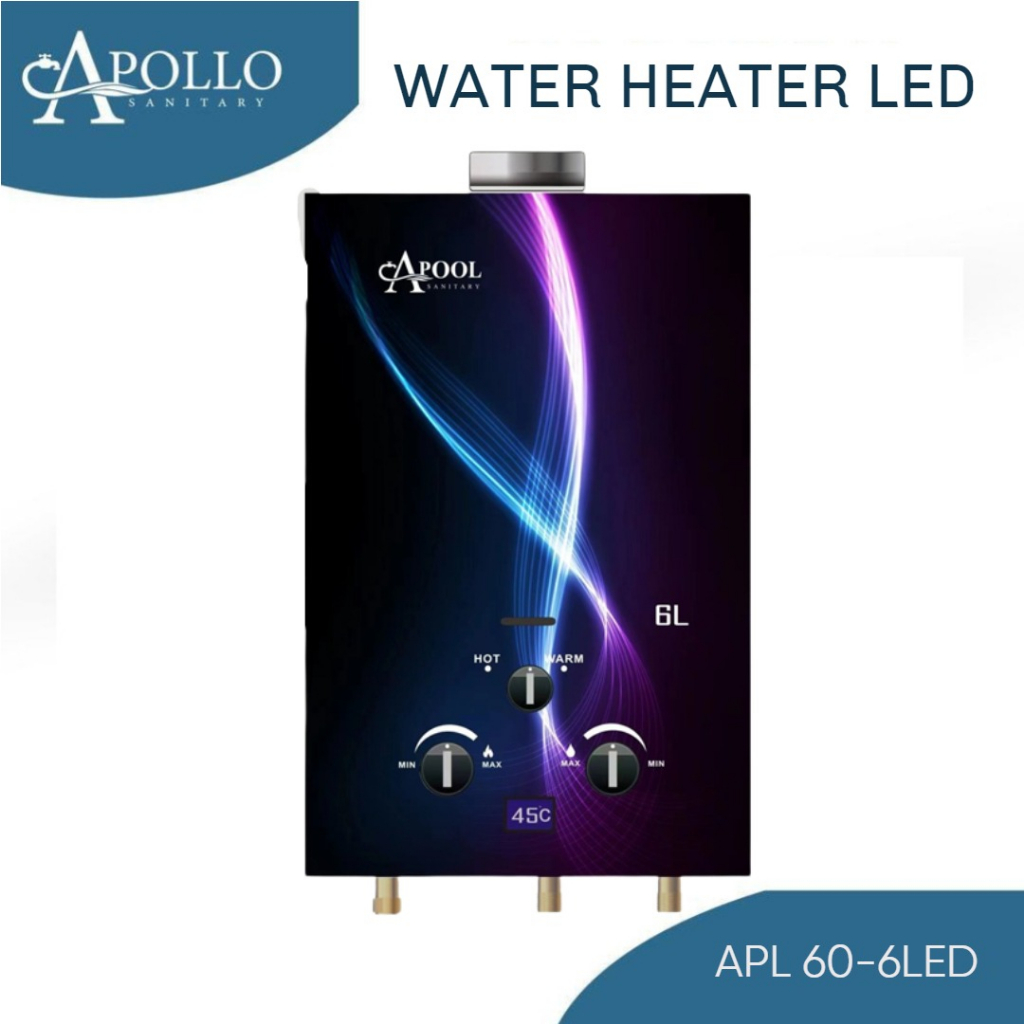 WATER HEATER GAS APOOL APL 60-6LED KACA NEW FREE SHOWER!!!