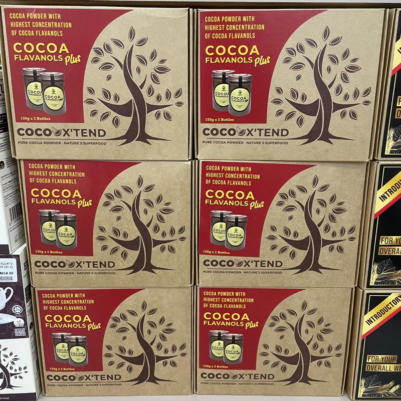 Cocoax’tend Cocoa Flavanols Plus No Sugar Asli Biji Kakao