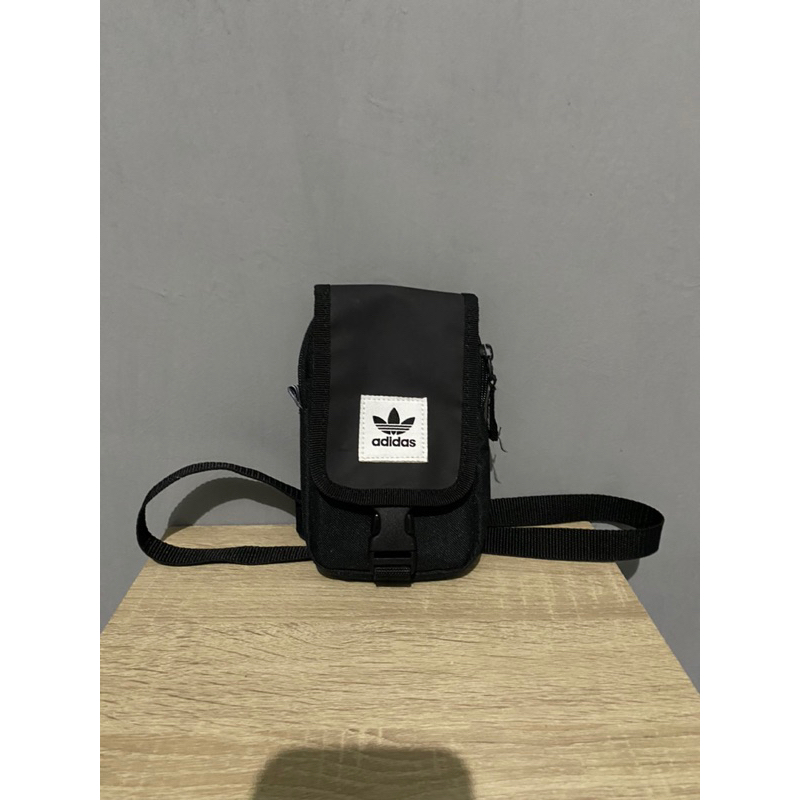 Tas Adidas Map Bag Mini Original Ori Murah Hitam Kecil Slingbag Asli