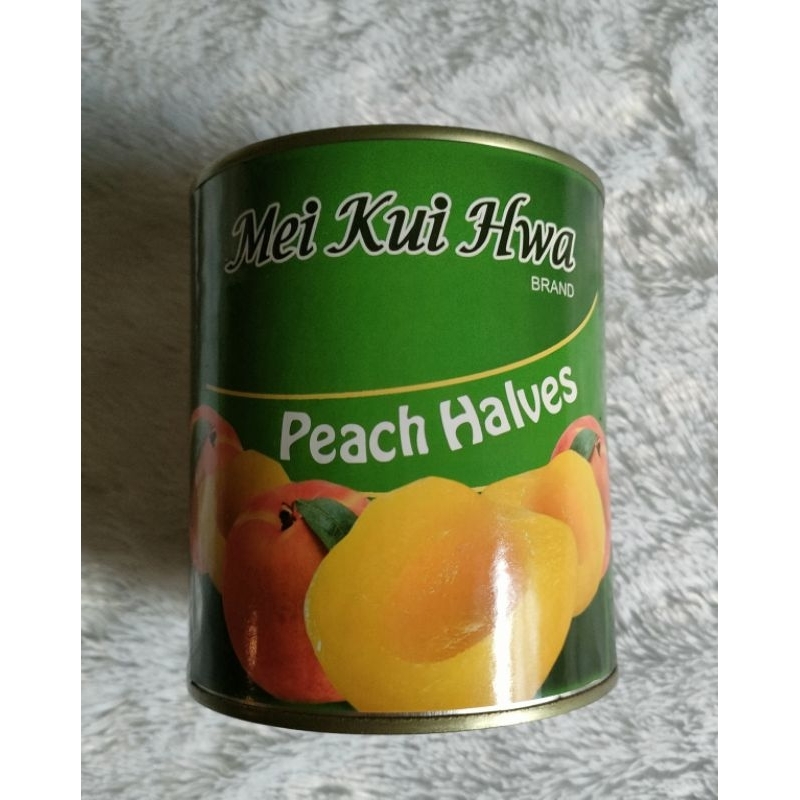 Mei Kui Hwa Buah Persik dalam Kaleng/Peach Halves 825 gr