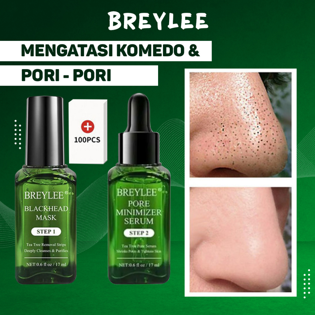 BREYLEE BLACK HEAD MASK MASKER KOMEDO STEP 1 STEP 2