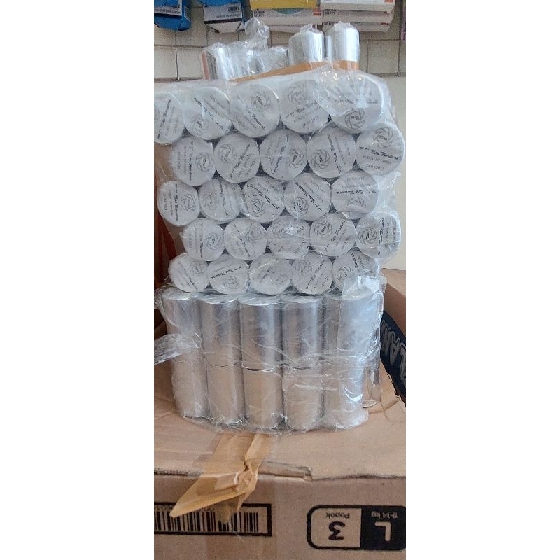 

KERTAS STRUK LOGO EDC mandiri 58/57x40mm PAKET 10PCS