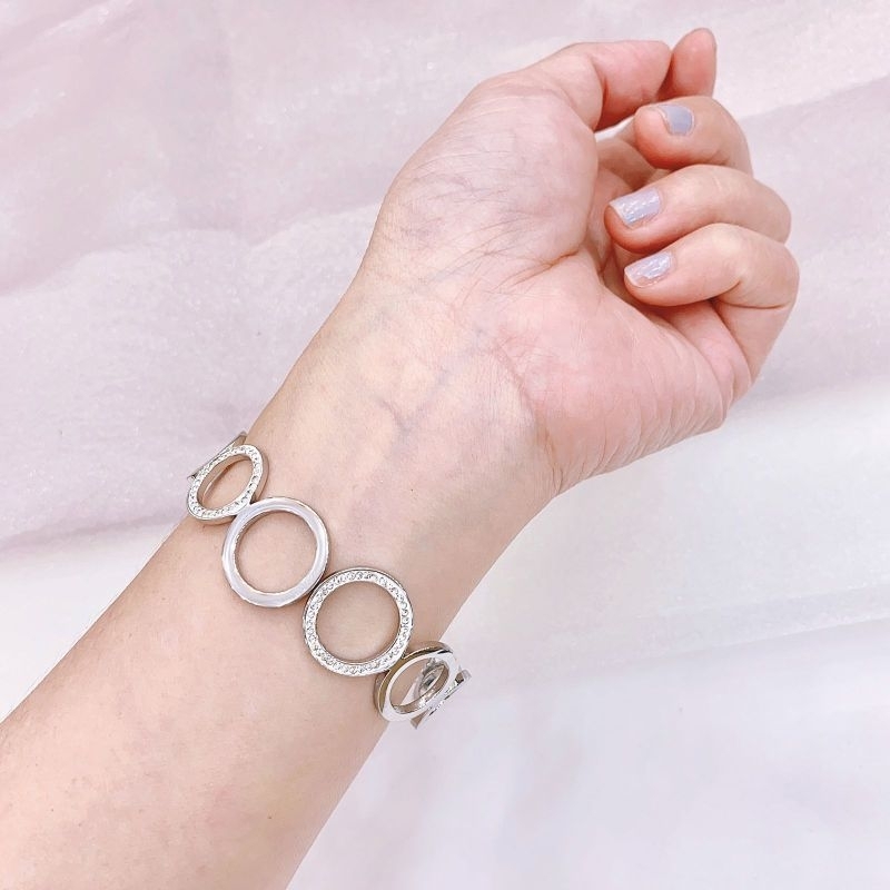 Gelang Titanium asli mirip emas asli kilau Gelang Brandad band Premium Quality Anti karat anti alergi Premium Quality Stainless steel Gt09