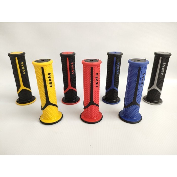 HANDGRIP HANDFAT HANFAT KARET AGRAS 114 MODEL LIST STRIP Y UNIVERSAL SEMUA MOTOR BISA