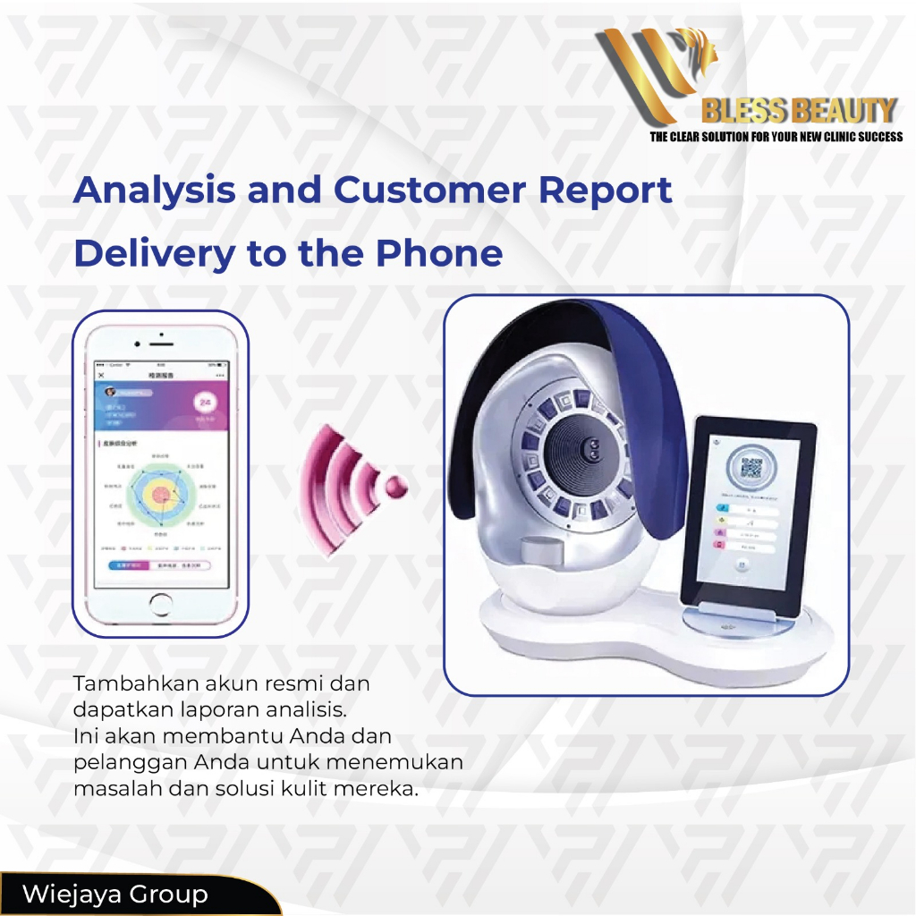 Skin Analyzer Alat Kecantikan Analisis Kulit Analyzer Wajah Genius 01 Smart