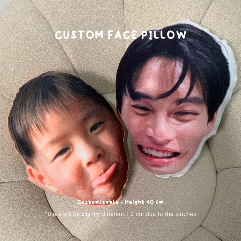NOTTE - Custom Face Pillow Kpop / Thaienthu / Muka Sendiri | Bantal Custom Muka Idol