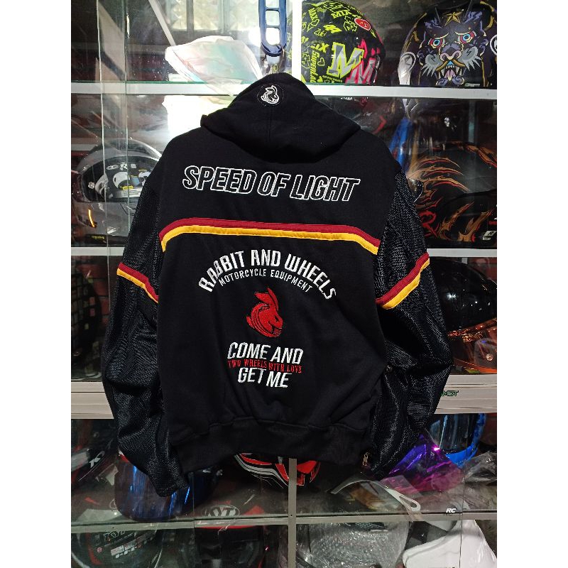 Hoodie Model RnW Jaket Hoodie RnW Bordir Mesh