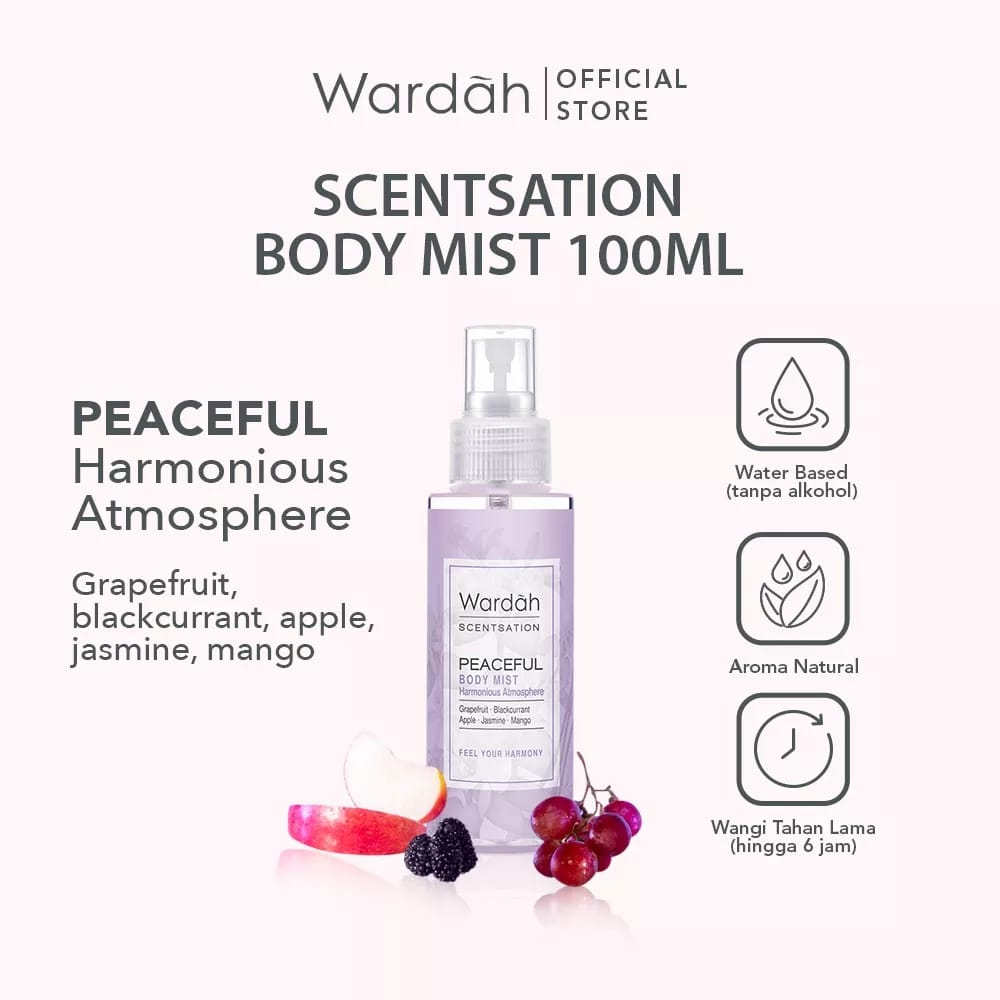 Wardah Scentsation Body Mist 100ml