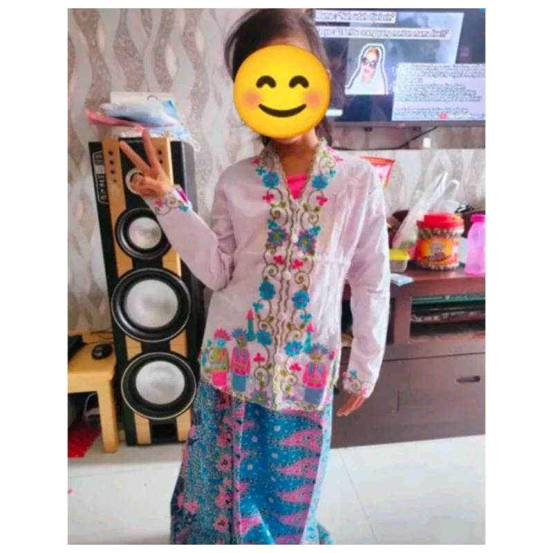STELAN KEBAYA ENCIM ANAK // ATASAN KEBAYA BETAWI// ROK BETAWI ANAK ADAT