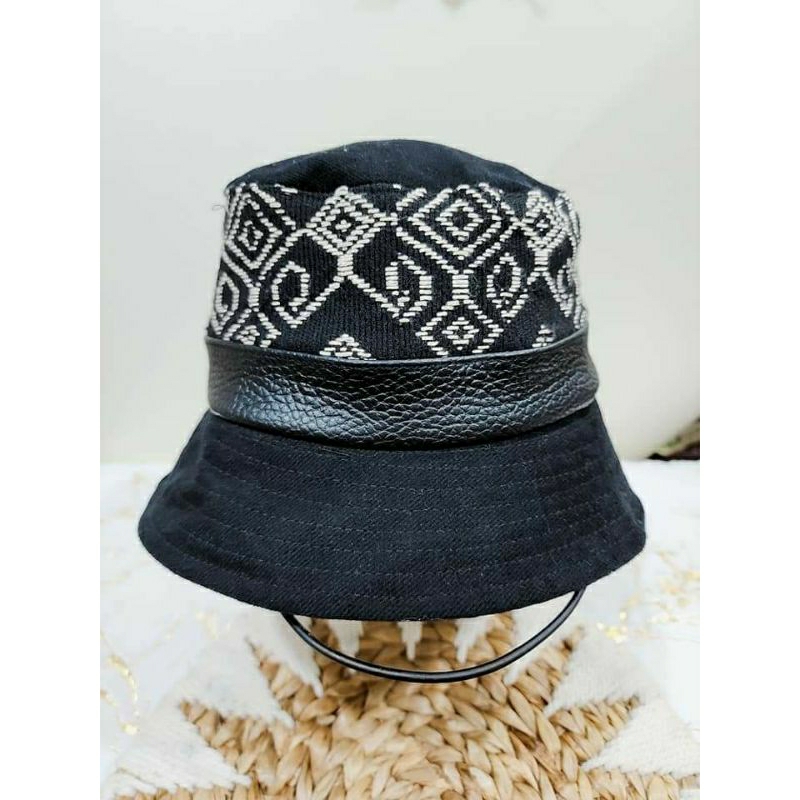 TOPI ETNIK, TOPI TENUN NTT, TOPI SUMBA, BUCKET HAT, TOPI BASEBALL