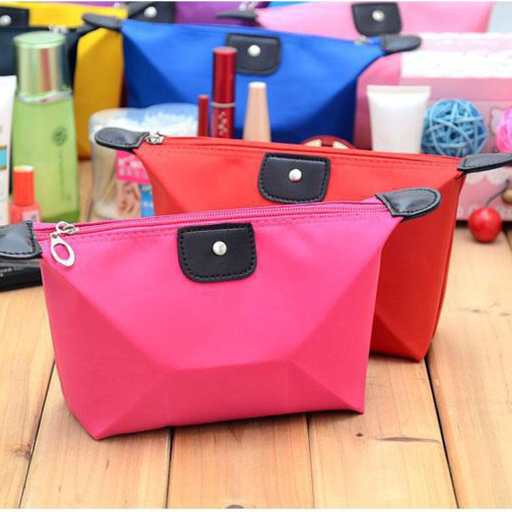 Amy's Diary Tas Kosmetik Makeup Bag Organizer Cosmetic Pouch Colorfull Tahan Air Serbaguna