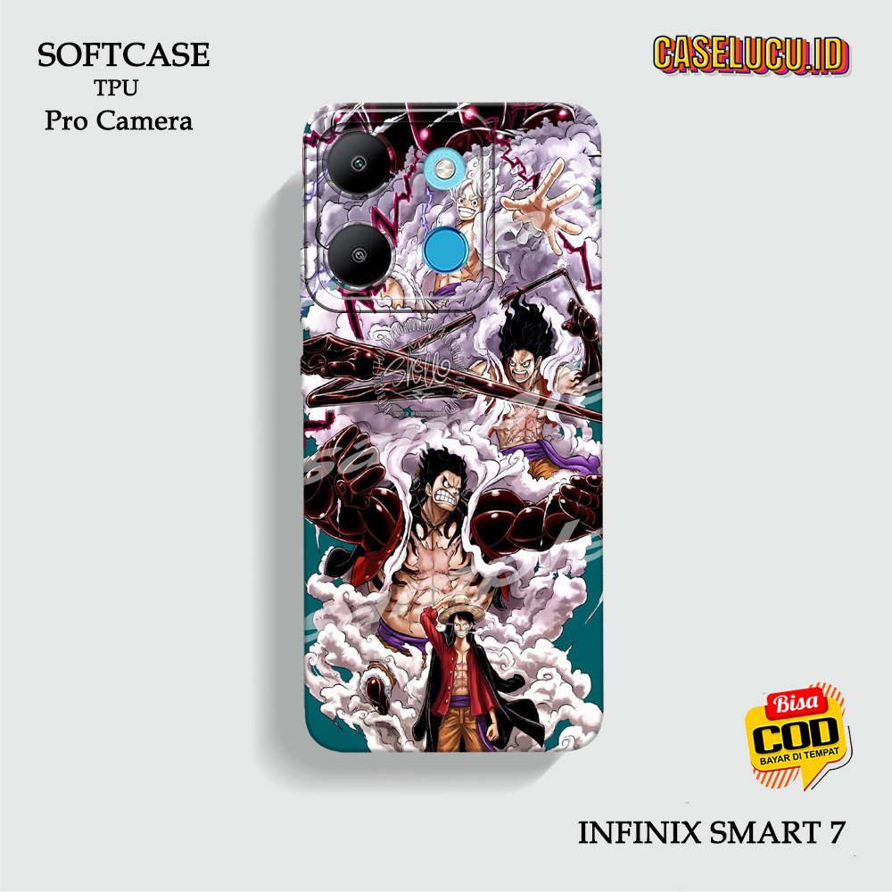 Case Hp Infinix Smart 7 2023 - Softcase Infinix Smart 7 Terbaru - Fashion Case Anime - Casing Infinix Smart 7 - Kesing Infinix Smart 7 - Silikon Infinix Smart 7 - Case Lucu - Hardcase - Mika Hp - Aksesoris Handphone - Motif Cewe / Cowo - Bisa COD