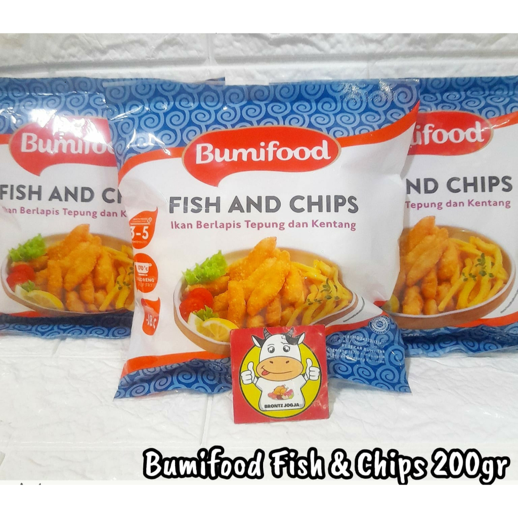 

FROZEN FOOD BUMIFOOD FISH AND CHIPS 200GRAM - DISASS JOGJA