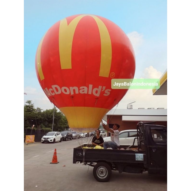 Beli Balon Udara Oval Sablon Digital Printing Sewa Balon Udara Oval Balon Iklan Balon Promosi
