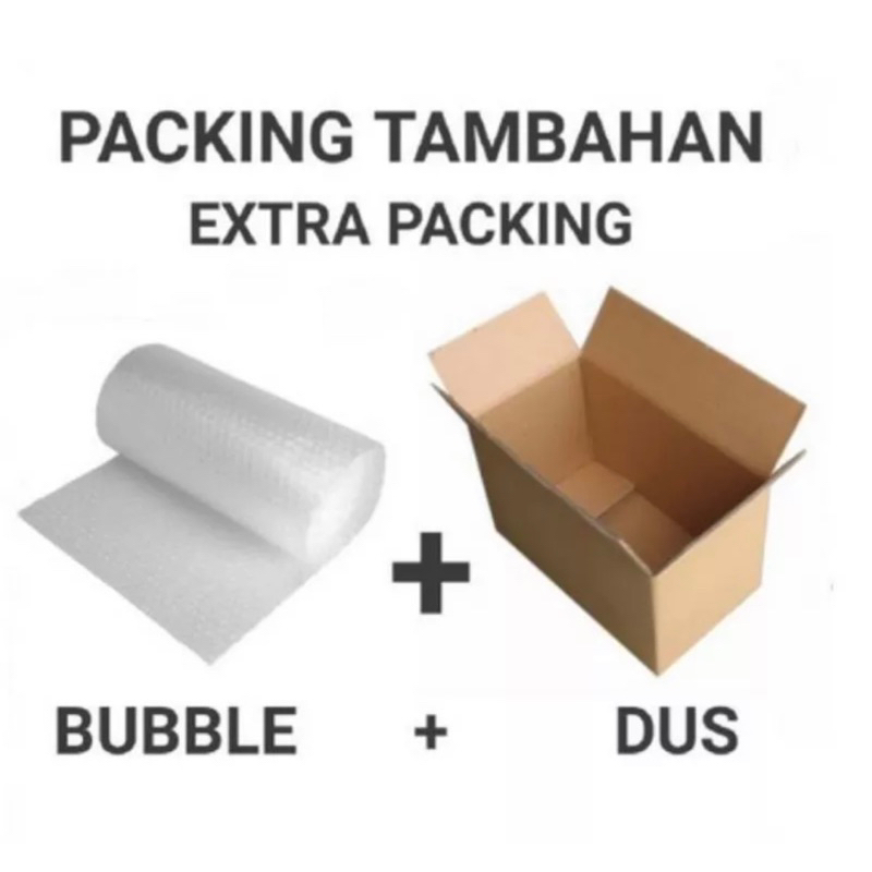 

Extra Tambahan Packing Kardus/Bubblewrap Supaya Paket Aman