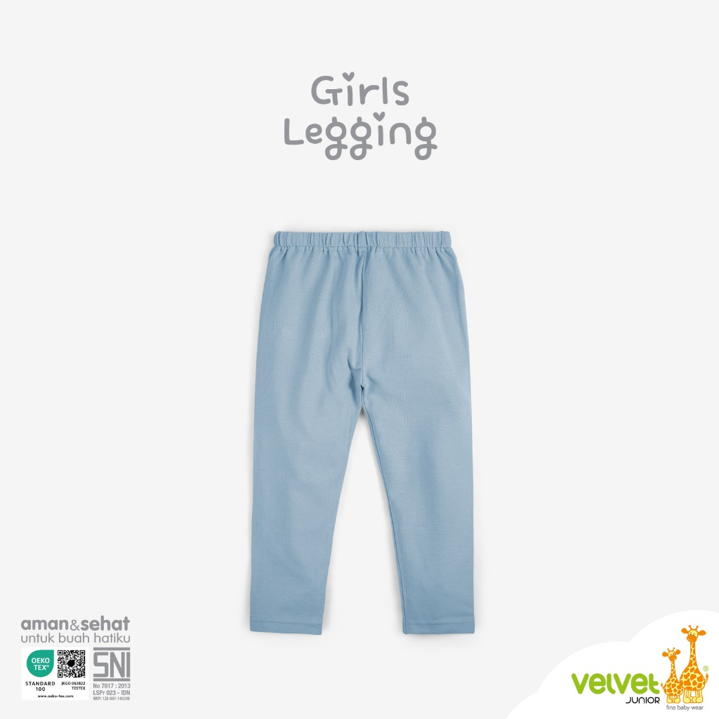 Legging Celana Panjang Anak Perempuan Velvet Solid Color 3 Bulan - 5 Tahun Series 1