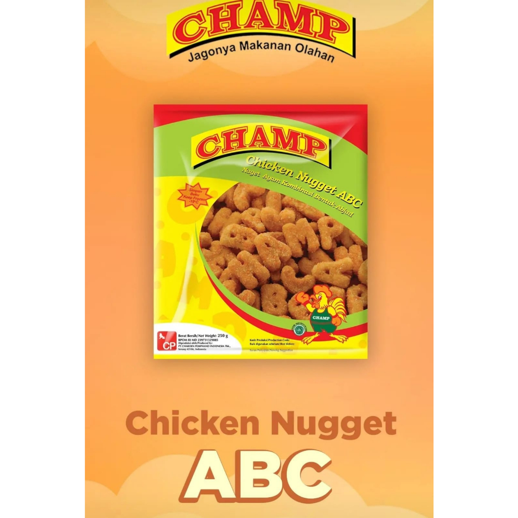 

CHAMP CHICKEN NUGGET ABC 250GR