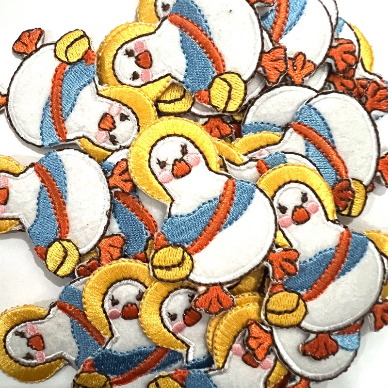 Patch Bordir Iron Bebek &amp; Friends, Cute Duck Patches