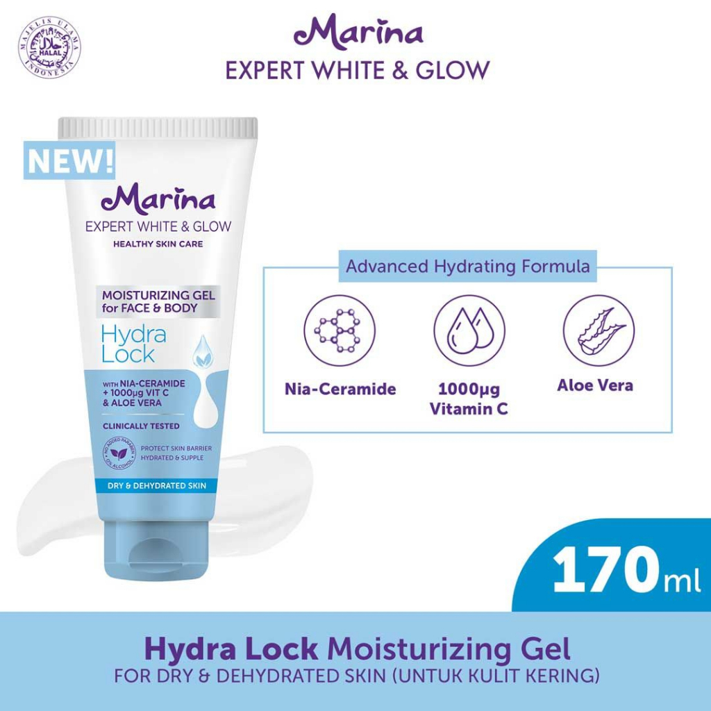 MARINA EXPERT WHITE &amp; GLOW MOISTURIZING GEL HYDRA LOCK