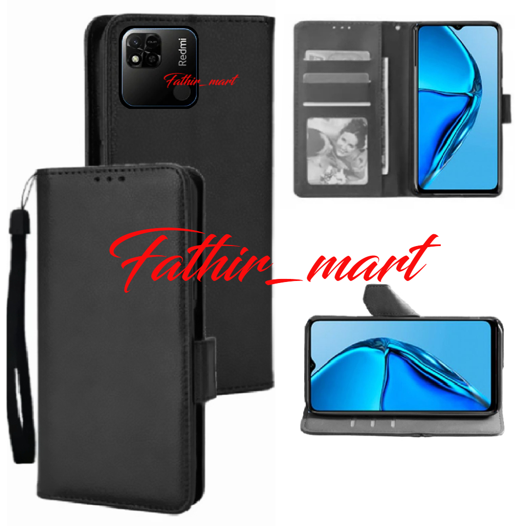 Case Dompet Hp XIAOMI REDMI 10A Case Leather Flip case Cover Kulit Casing Dompet