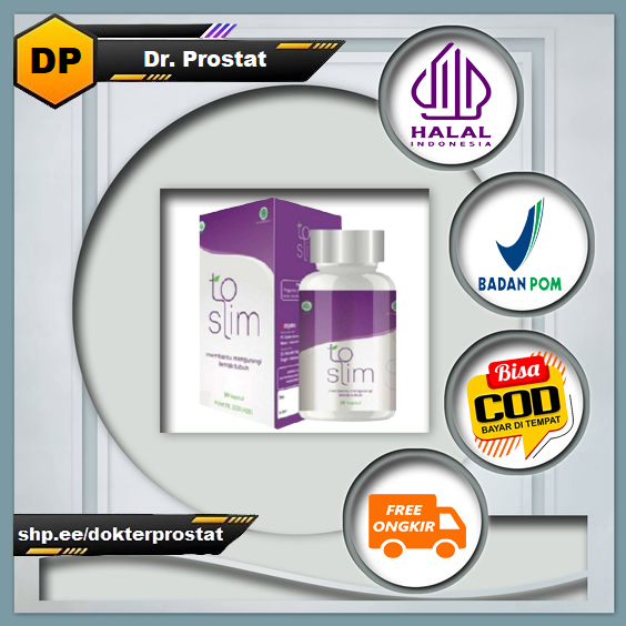 Bayar di Tempat - Promo To Slim 30 Kapsul Obat / Suplemen Pelangsing Badan Jamu Diet | ToSlim Herbal