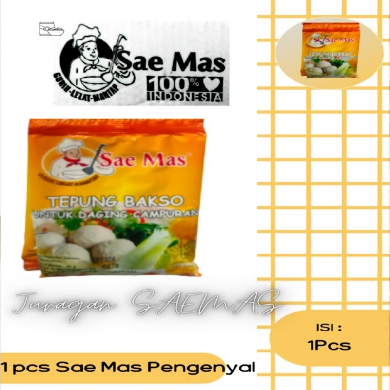 

sae mas pengenyal bakso 40 Gram dan Emulsifier